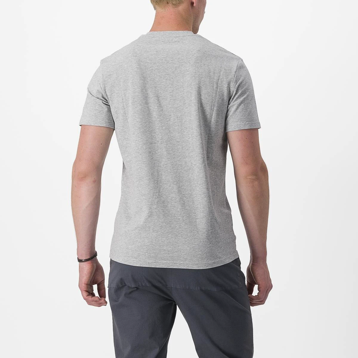 3. Tricou casual Castelli Finale Tee Gri