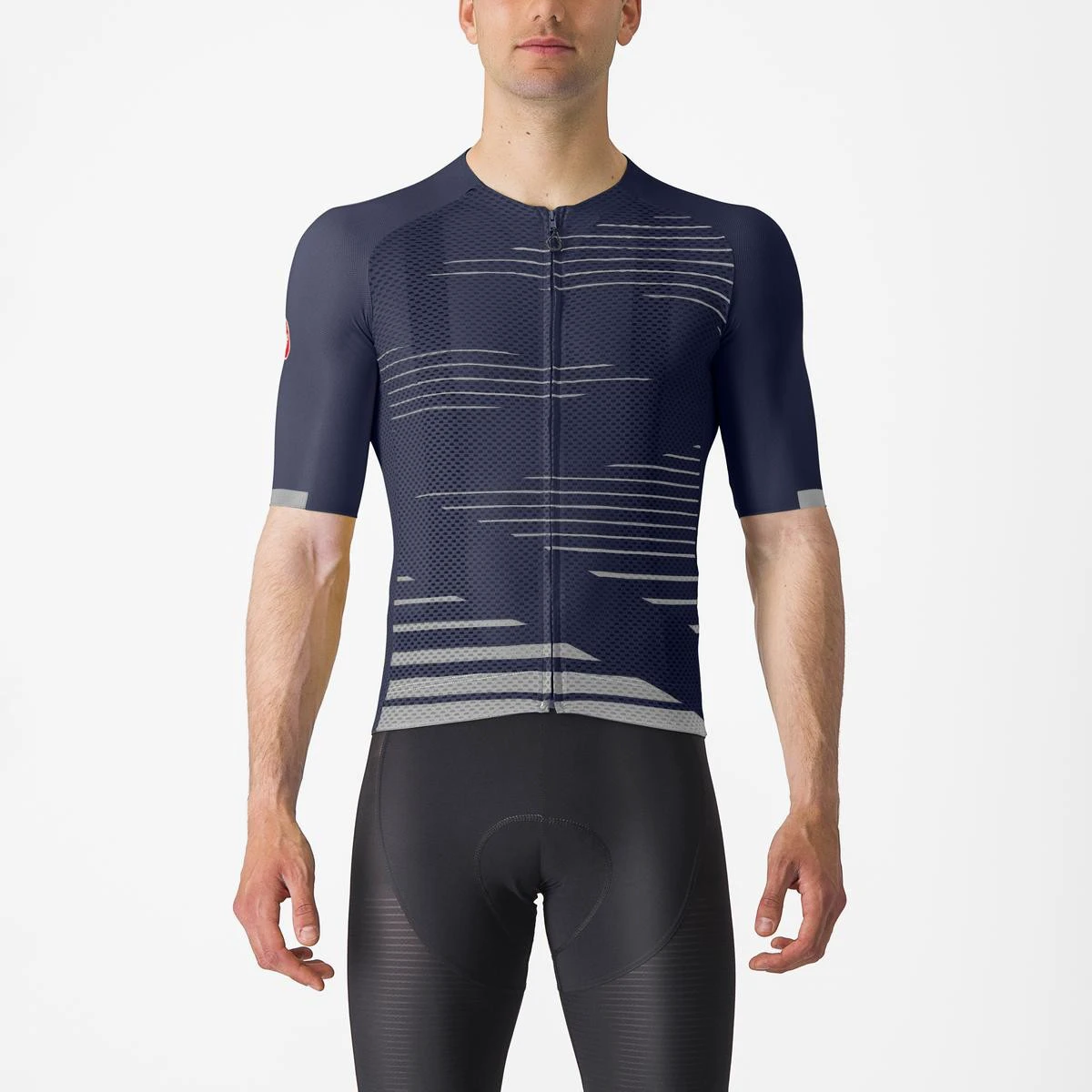 Tricou cu maneca scurta Castelli Climbers 4.0 Indigo/Gri - 164856