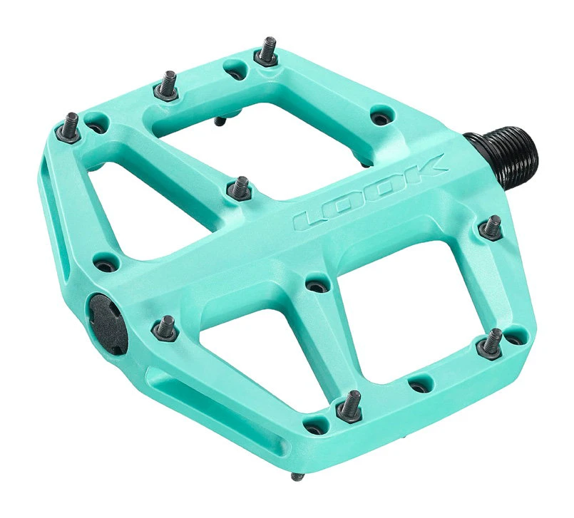 1. Look - pedale flat bicicleta MTB Trail Fusion - albastru deschis