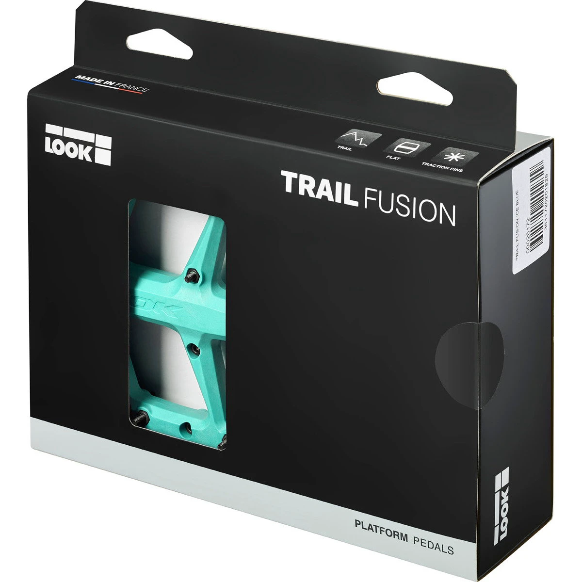 3. Look - pedale flat bicicleta MTB Trail Fusion - albastru deschis