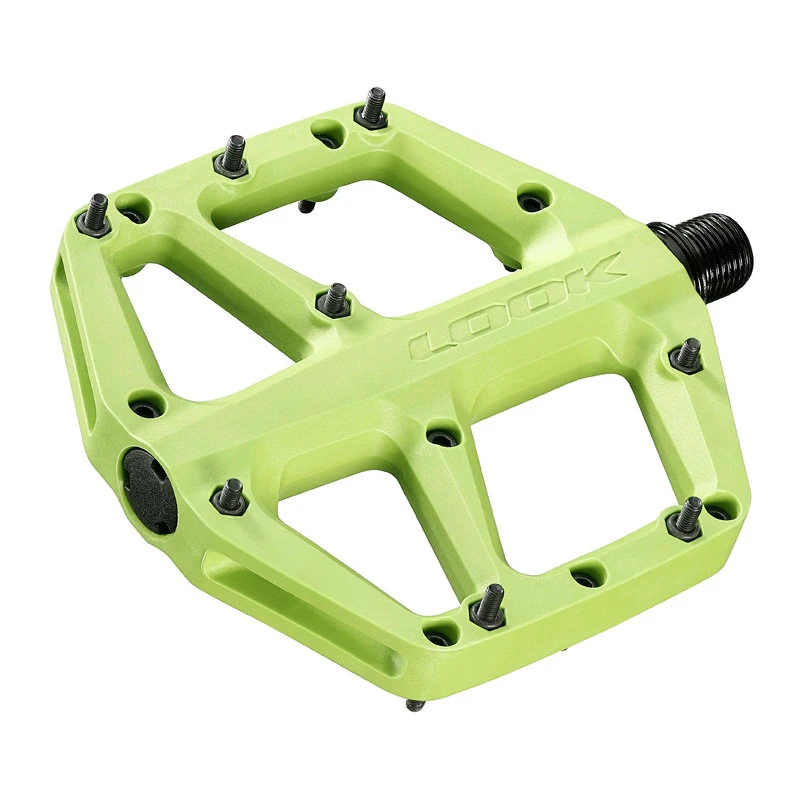 1. Look - pedale flat bicicleta MTB Trail Fusion - verde lime fluo