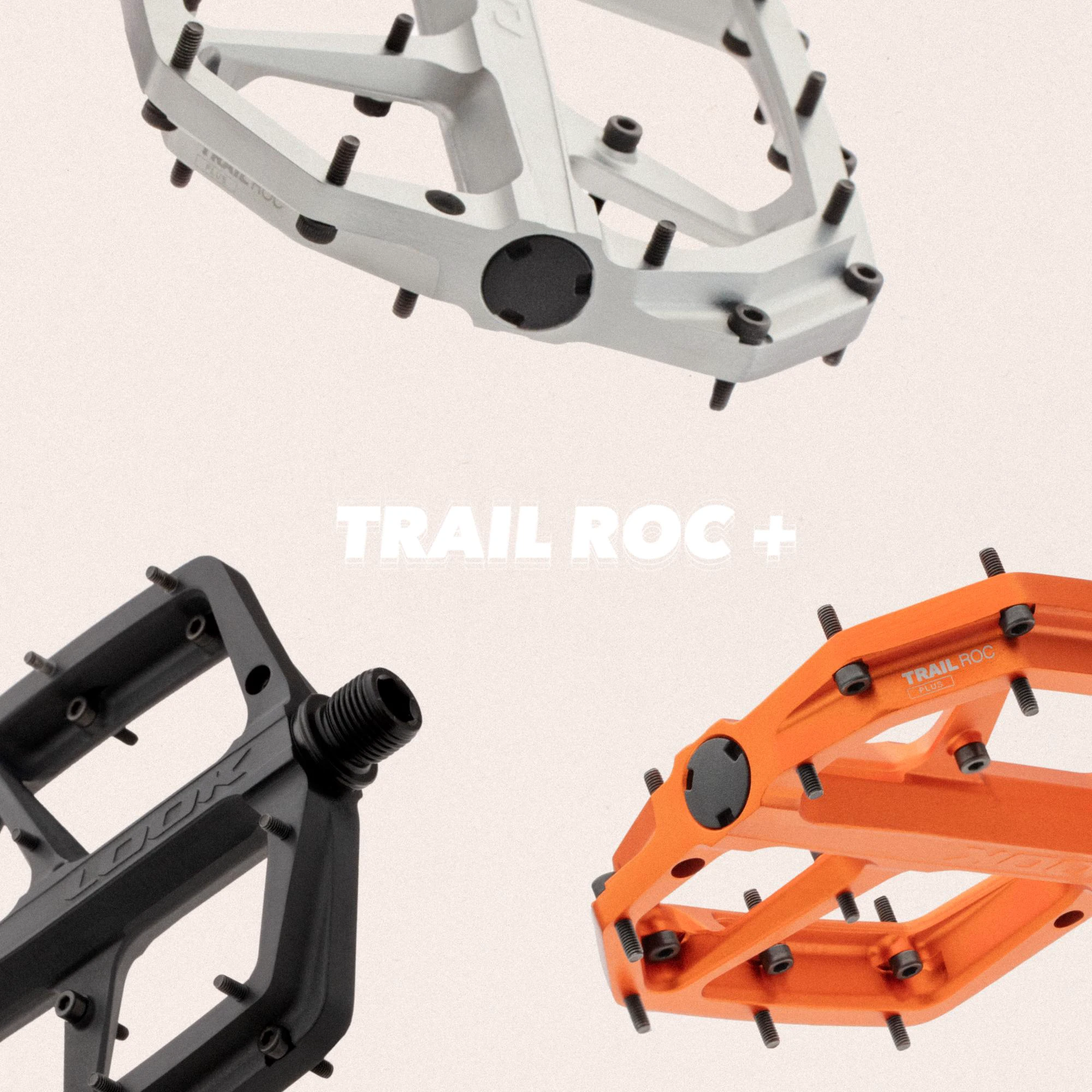 7. Look - pedale flat bicicleta MTB Trail Roc - negru