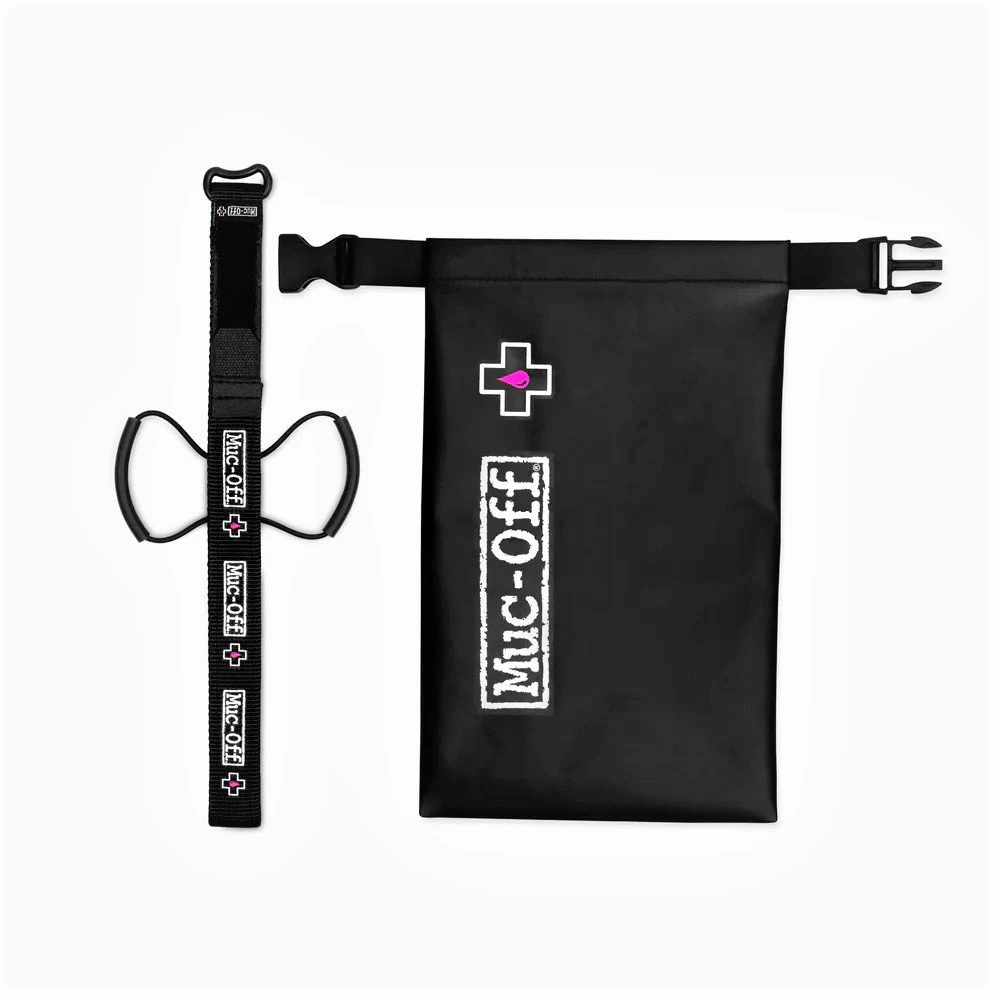 1. Muc-Off - banda transport accesorii bicicleta si geanta waterproof Utility Frame Strap plus Cargo Bag Bundle