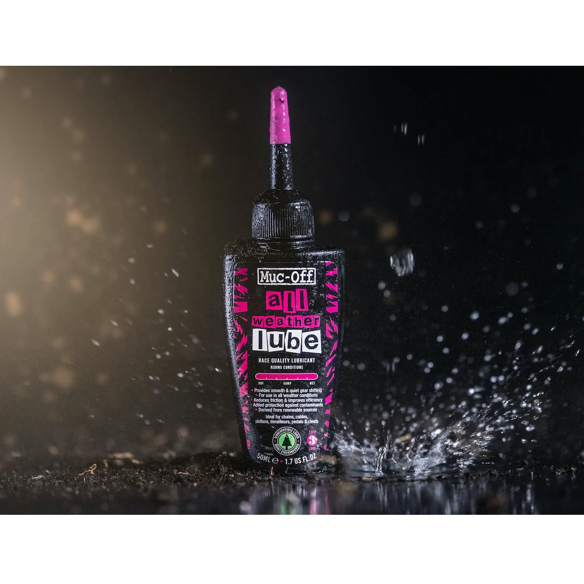 5. Muc-Off - lubrifiant lant bicicleta All Weather Lube - 50ml