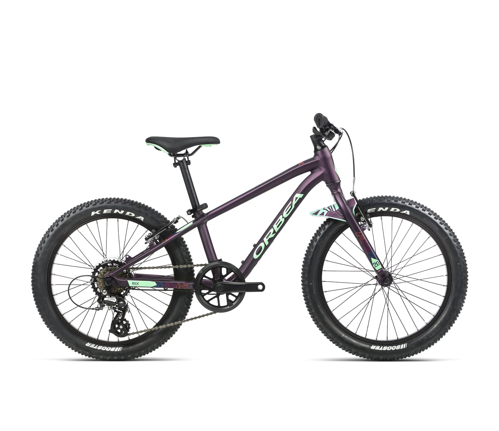 1. Bicicletă copii Orbea MX 20 DIRT - Purple (Matt) | Mint (Gloss)