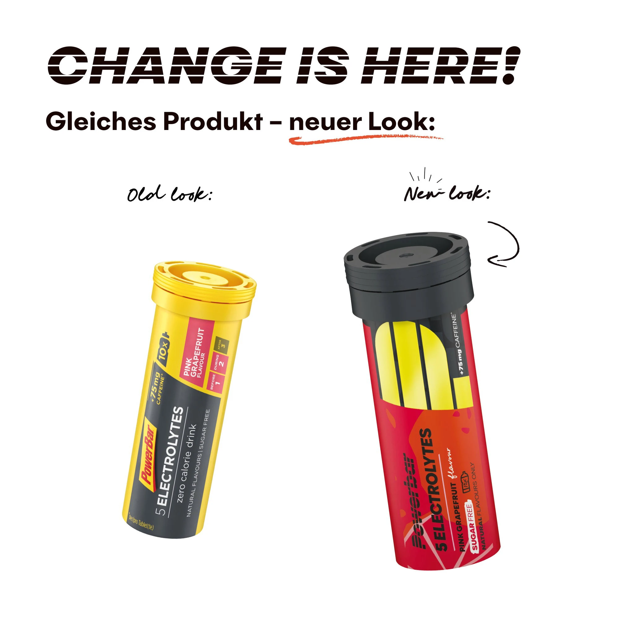 4. Powerbar - pastile efervescente hidratare si mineralizare 5 Electrolytes, aroma grapfruit roz - cutie 10x 4.2g