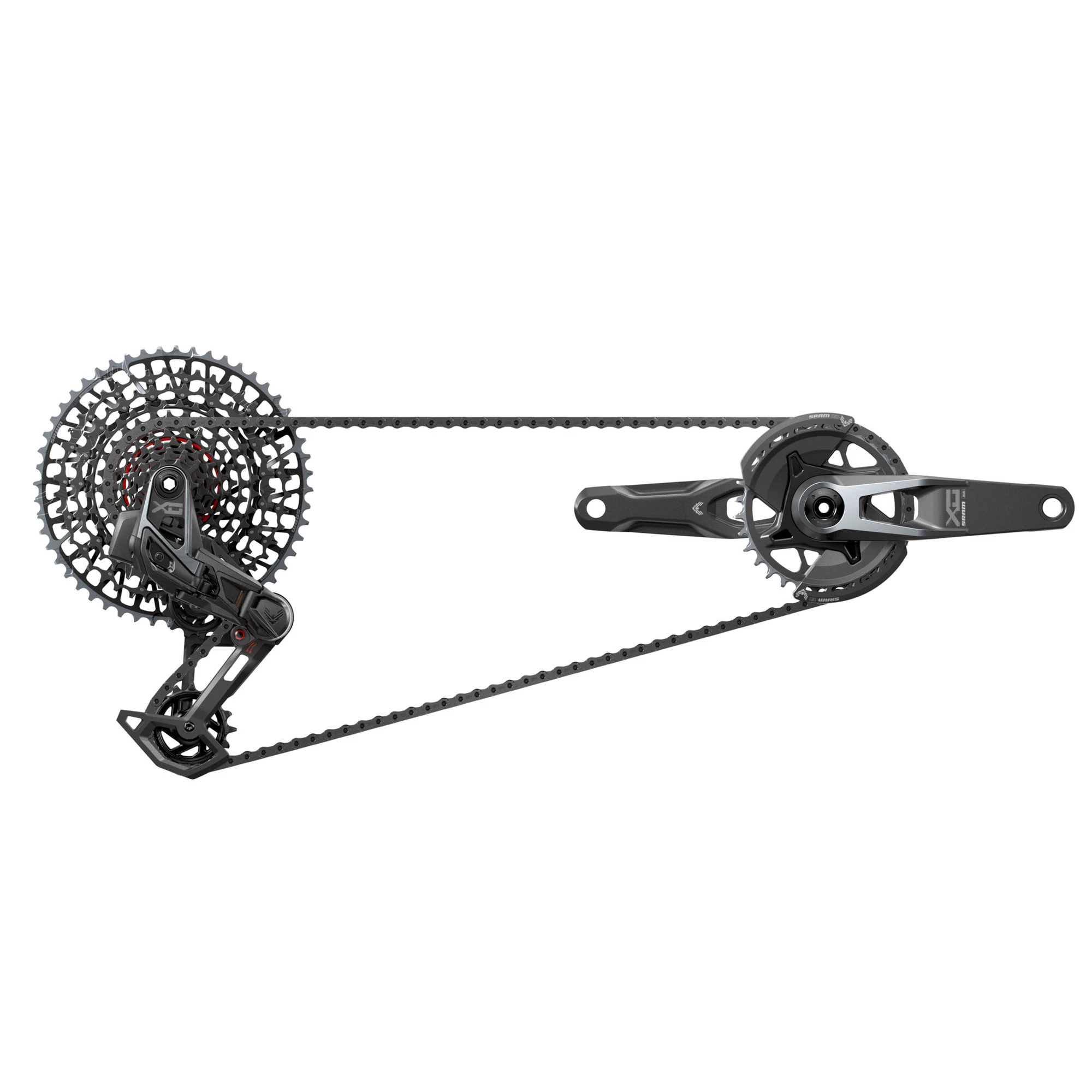 1. SRAM X0 Eagle AXS Transmission Groupset complet - T-Type | D1 - 175mm