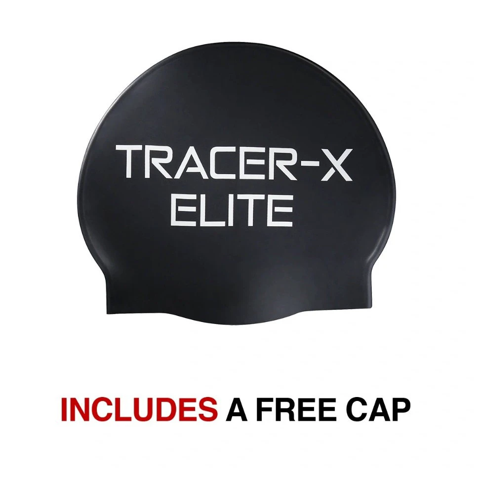 4. TYR - ochelari inot de competitie Tracer X Elite mirrored - gri negru