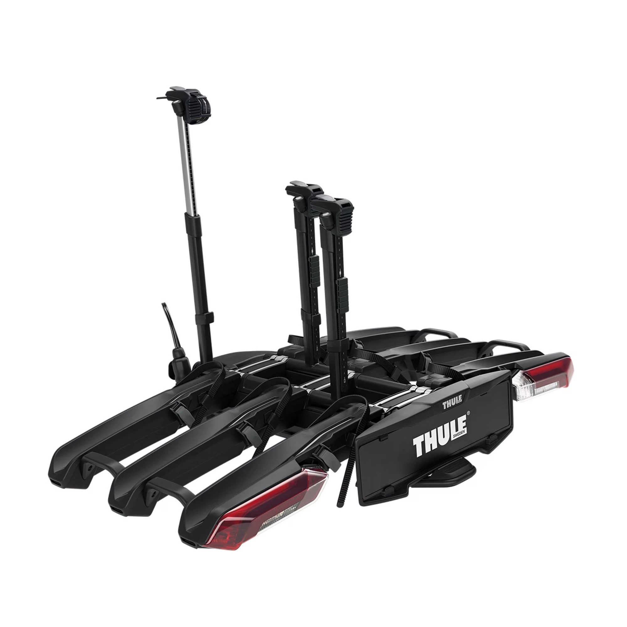 1. Thule Epos 3B - suport pentru 3 biciclete electrice cu montare pe carlig