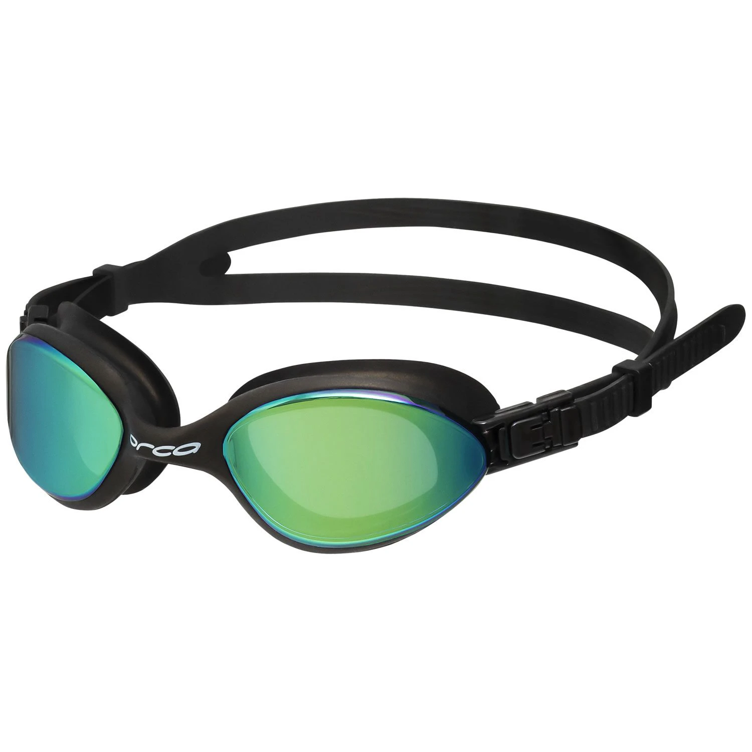 Orca - ochelari inot triatlon si ape deschise - Killa 180° - negru oglinda - 56172