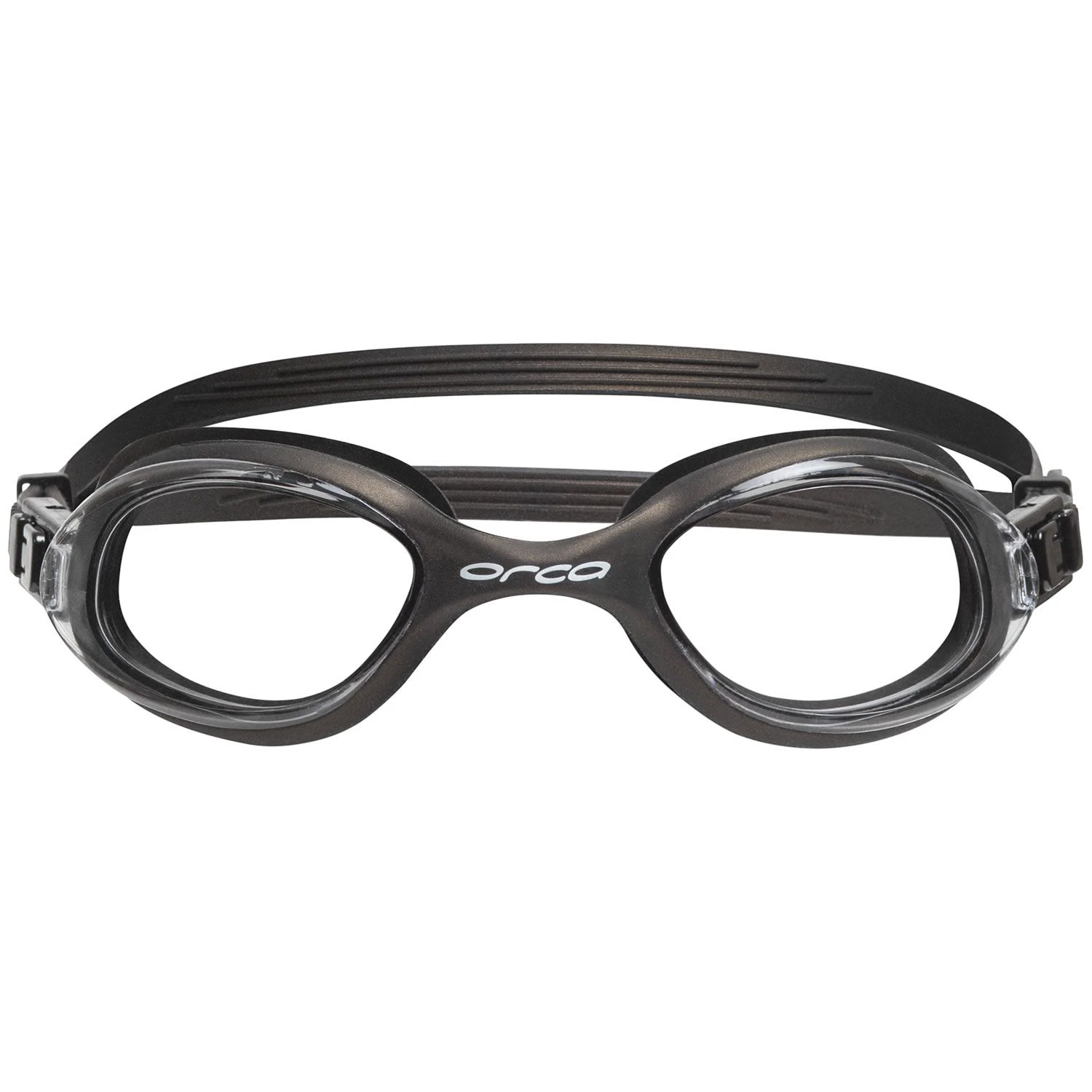 2. Orca - ochelari inot triatlon si ape deschise - Killa 180° - negru transparent