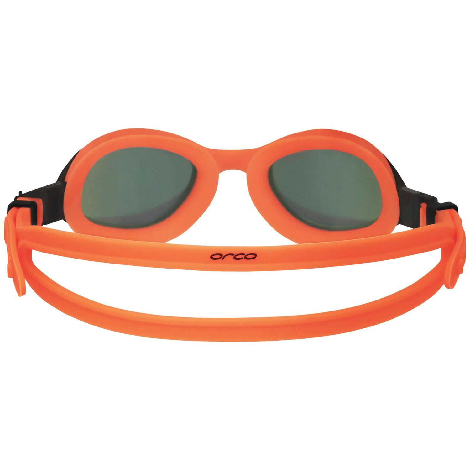3. Orca - ochelari inot triatlon si ape deschise - Killa 180° - portocaliu oglinda