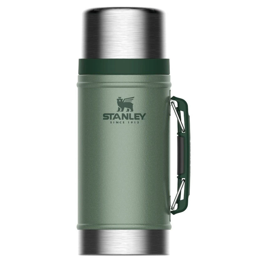 1. Stanley - termos pentru mancare cu maner The Legendary Classic Food Jar - verde Hammertone - 940 ml