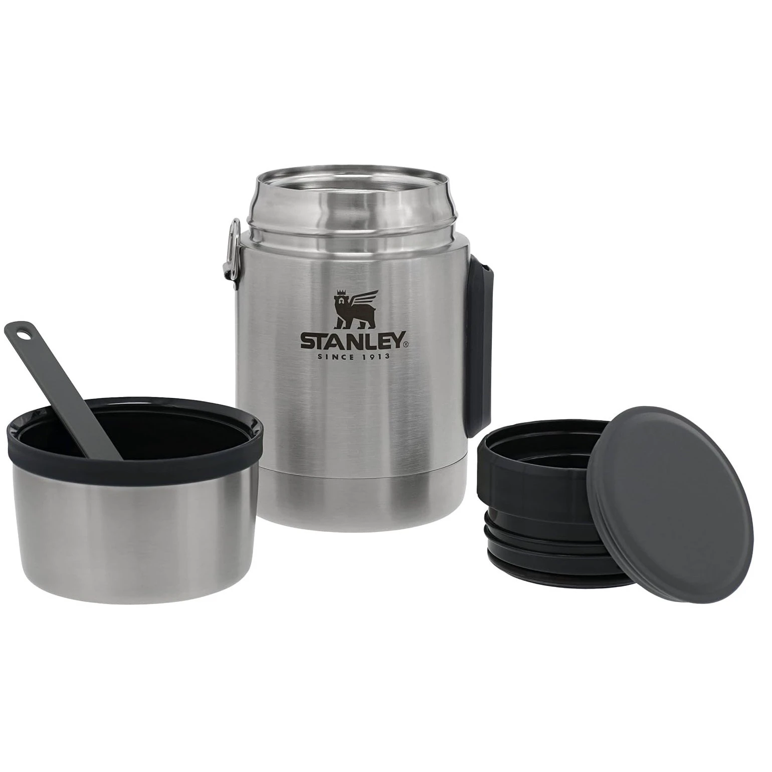 4. Stanley - termos pentru mancare lingura inclusa Adventure All-in-One Food Jar + Spork - Stainless Steel 530 ml
