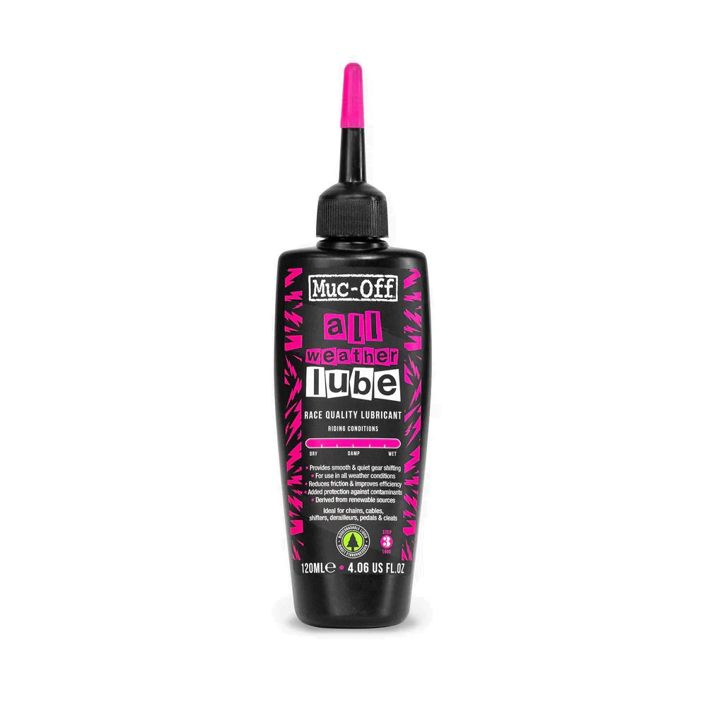 1. Muc-Off - lubrifiant lant bicicleta All Weather Lube - 120ml