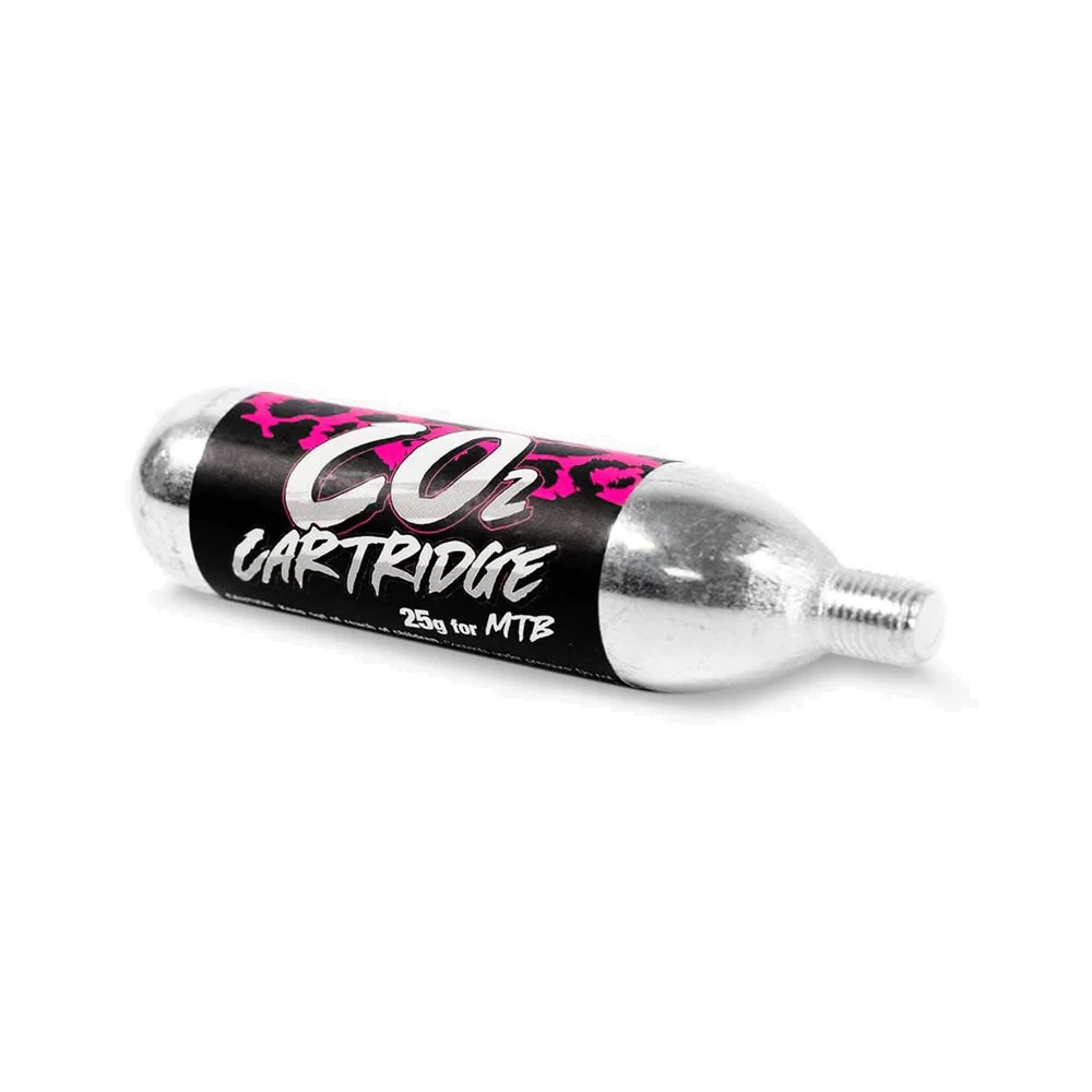 1. Muc-Off - cartus CO2 bicicleta Cartridge MTB Inflator Refill - 25g