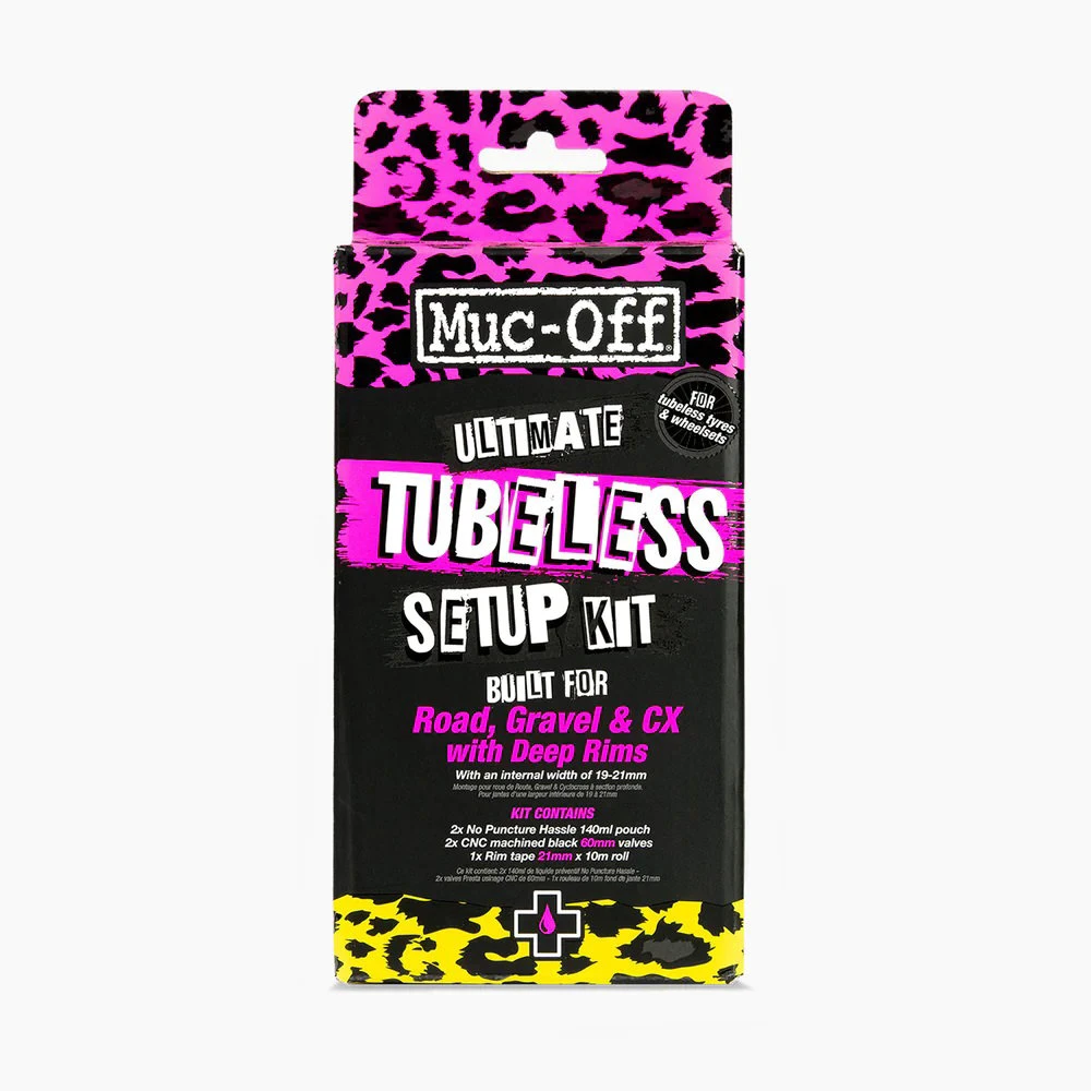 1. Muc-Off - kit Tubeless bicicleta Ultimate Road Gravel setup kit CX - 44mm