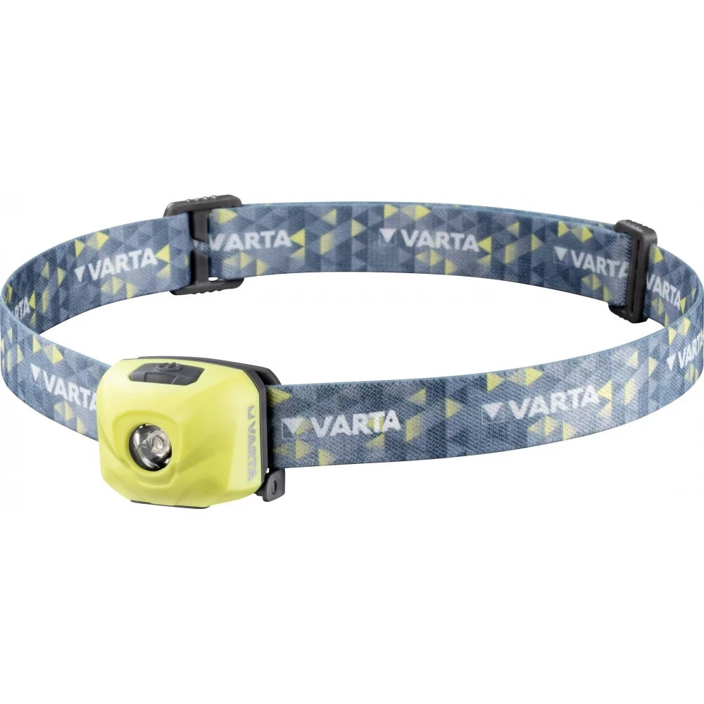 1. Varta - lanterna frontala Outdoor Sports Ultralight H30R reincarcabila Li-Polimer 300 lumeni - galben lime