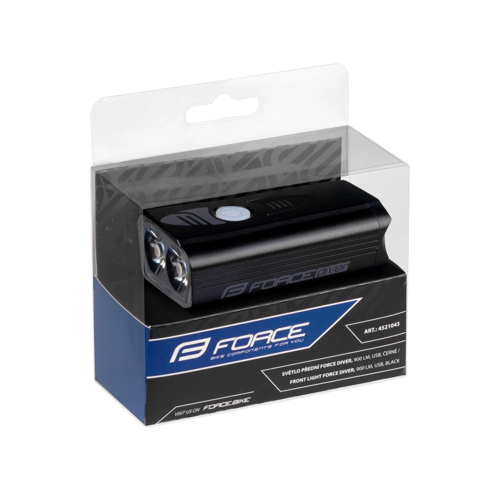 3. Far fata Force Diver USB 900Lm Black