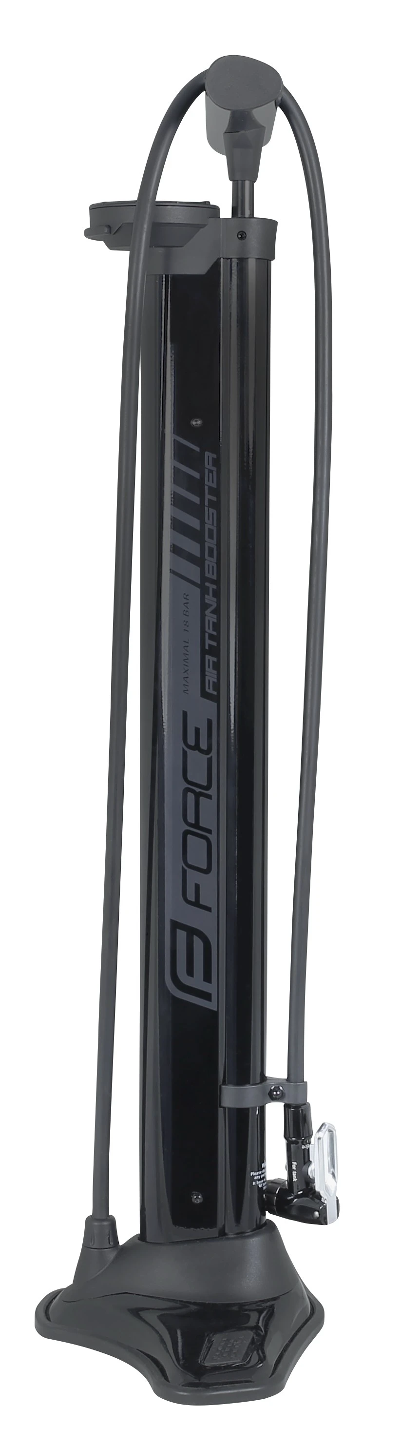 2. Pompa podea Force Air Tank Booster 18 BAR Black