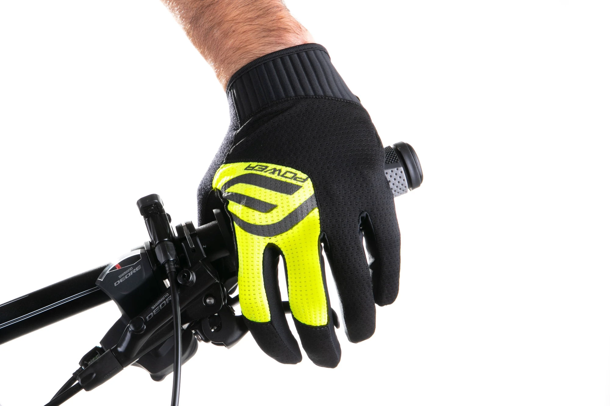 3. Manusi Force MTB Power Negru/Fluo XXL