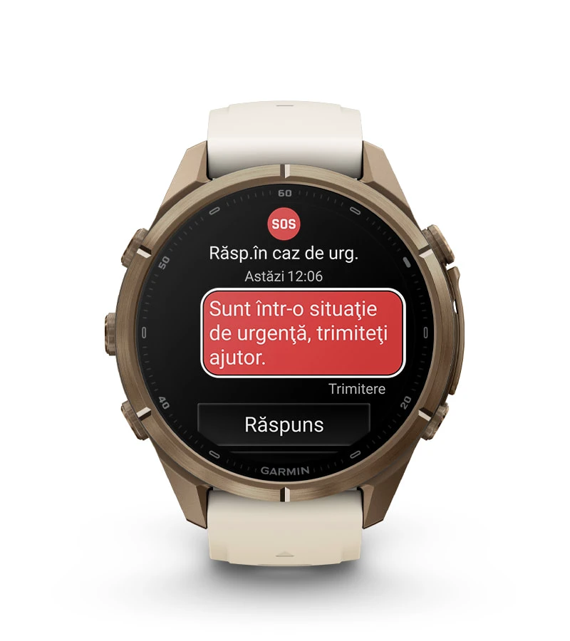 MESAGERIE SOS ȘI CENTRUL GARMIN RESPONSE℠