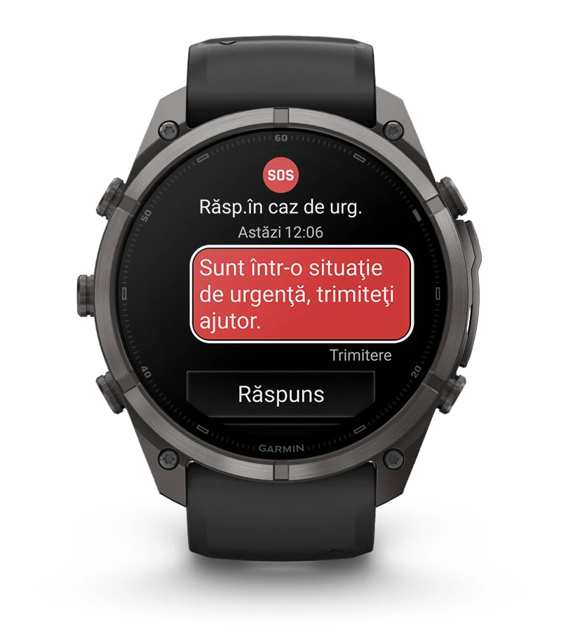 MESAGERIE SOS ȘI CENTRUL GARMIN RESPONSE℠