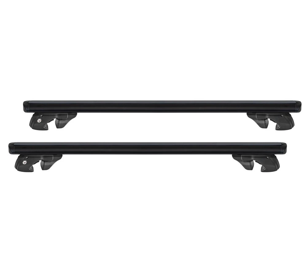 1. Bare transversale Menabo Fender Black pentru bare longitudinale