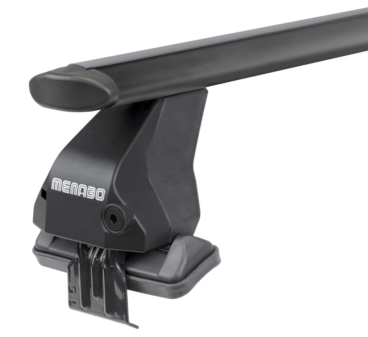 2. Bare transversale Menabo Omega Plus Black pentru Alfa Romeo 147, 3 usi, model 2000-2010