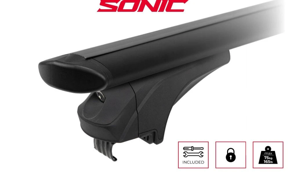 8. Bare transversale Menabo Sonic Black pentru Audi Q3 (F3) 2018+