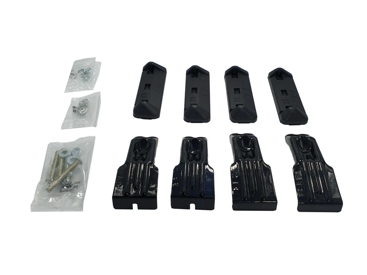 1. Kit de prindere Menabo FIX064G pentru bare transversale Tema / Tema Aluminiu