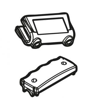 1. Set maner pentru suportul de biciclete Menabo Naos