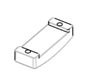 1. Set suporti pentru suportul de schi Menabo White Bear