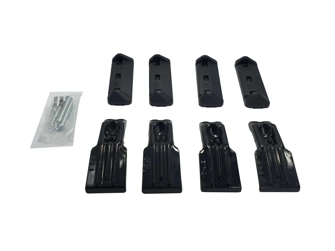 1. Kit de prindere Menabo FIX067G pentru bare transversale Tema / Tema Aluminiu