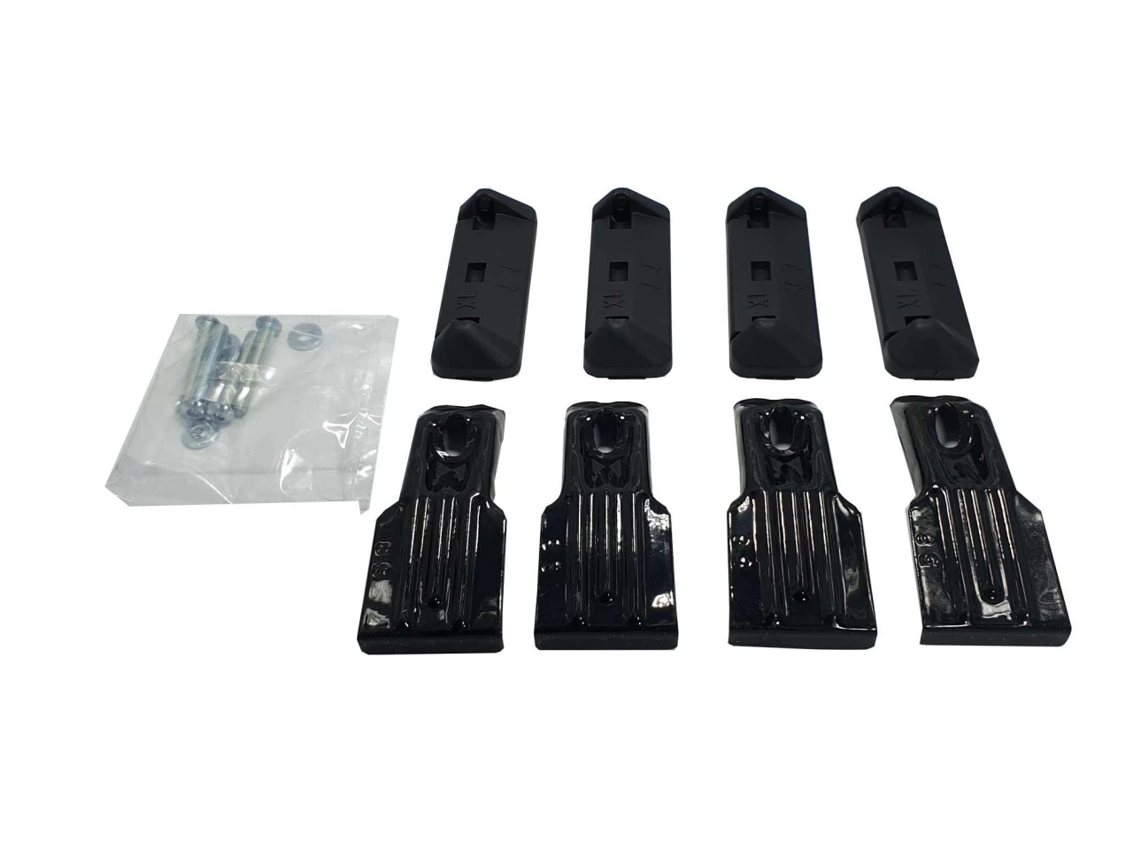 1. Kit de prindere Menabo FIX047G pentru bare transversale Tema / Tema Aluminiu