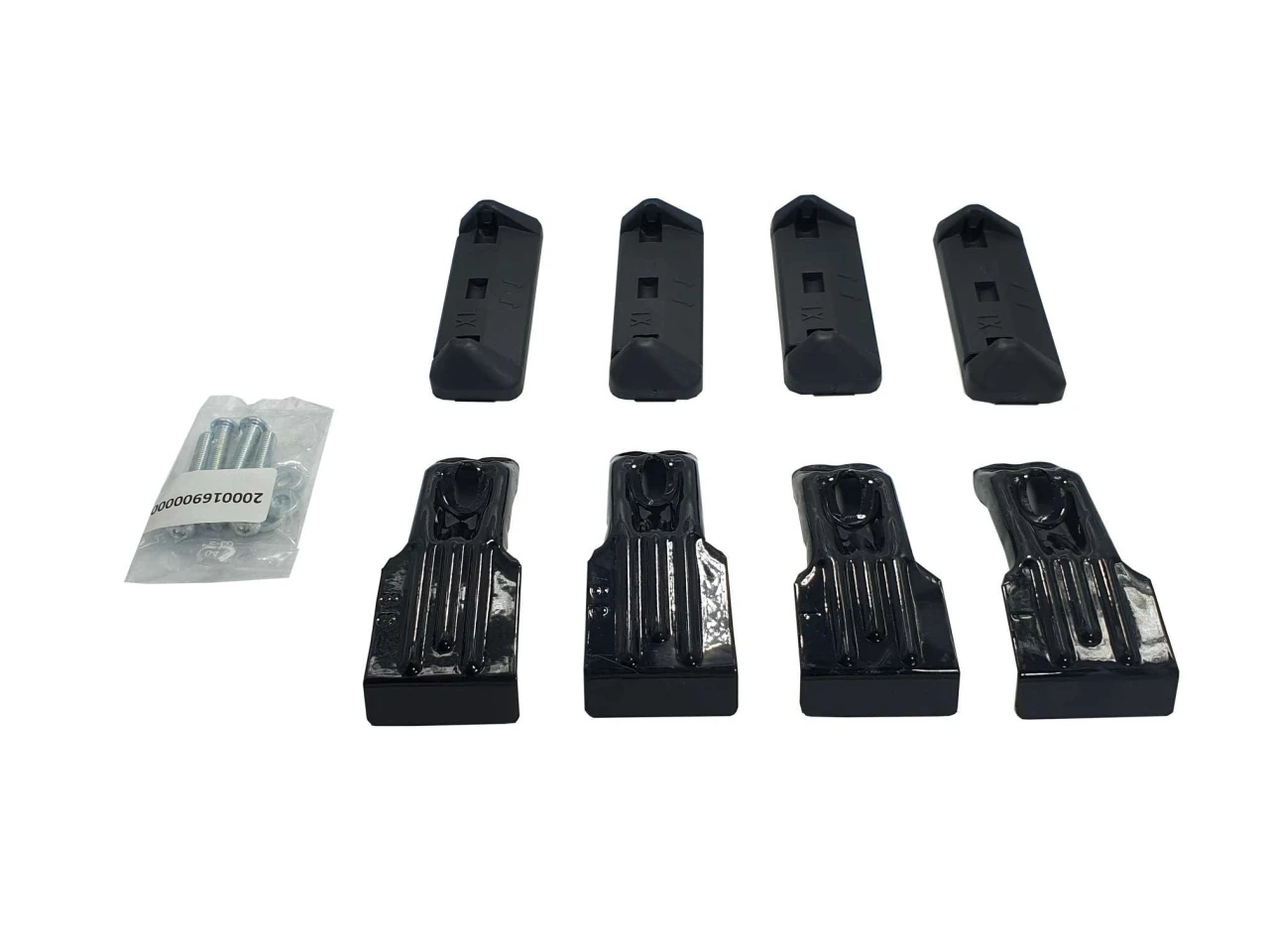 1. Kit de prindere Menabo FIX062G pentru bare transversale Tema / Tema Aluminiu