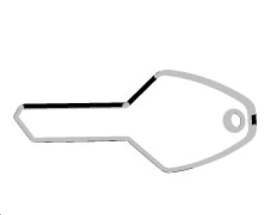 1. Set cheie incuietoare pentru suporturile de schi Menabo Himalaya / Shuttle / White Bear