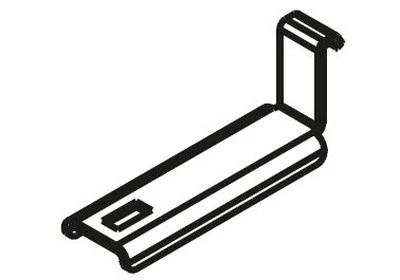 1. Set suport exterior in L pentru suportul de biciclete Menabo Juza