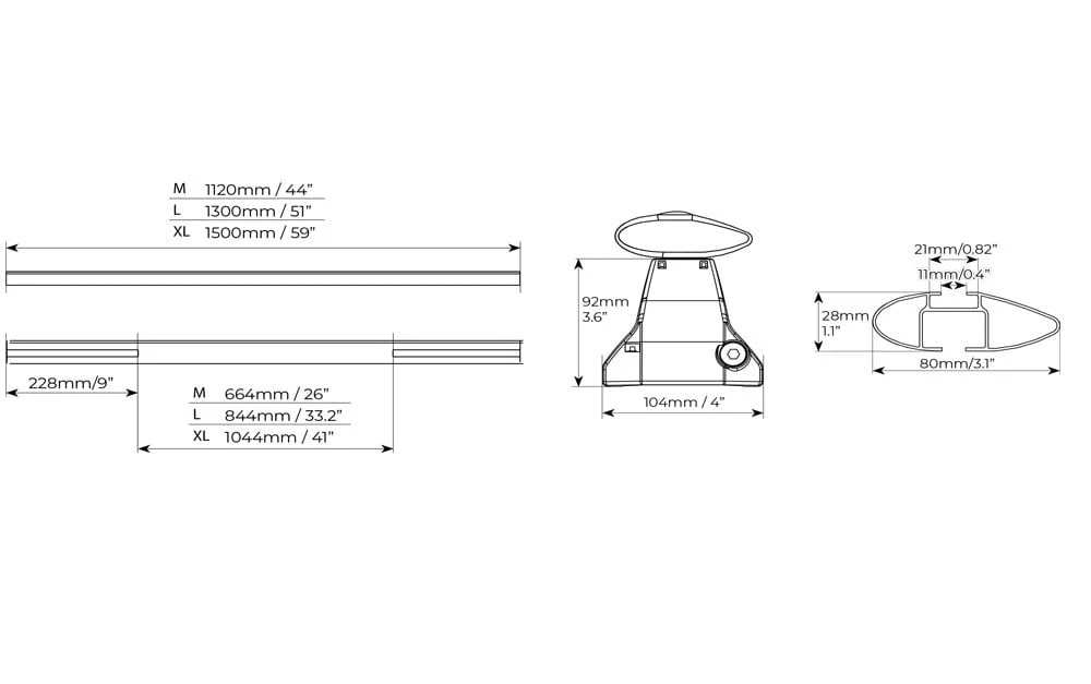 6. Bare transversale Menabo Omega Plus Aluminiu pentru Kia Picanto (SA), 5 usi, model 2004-2010