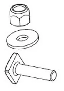 1. Set suruburi pentru cutiile portbagaj Menabo Wi-Box