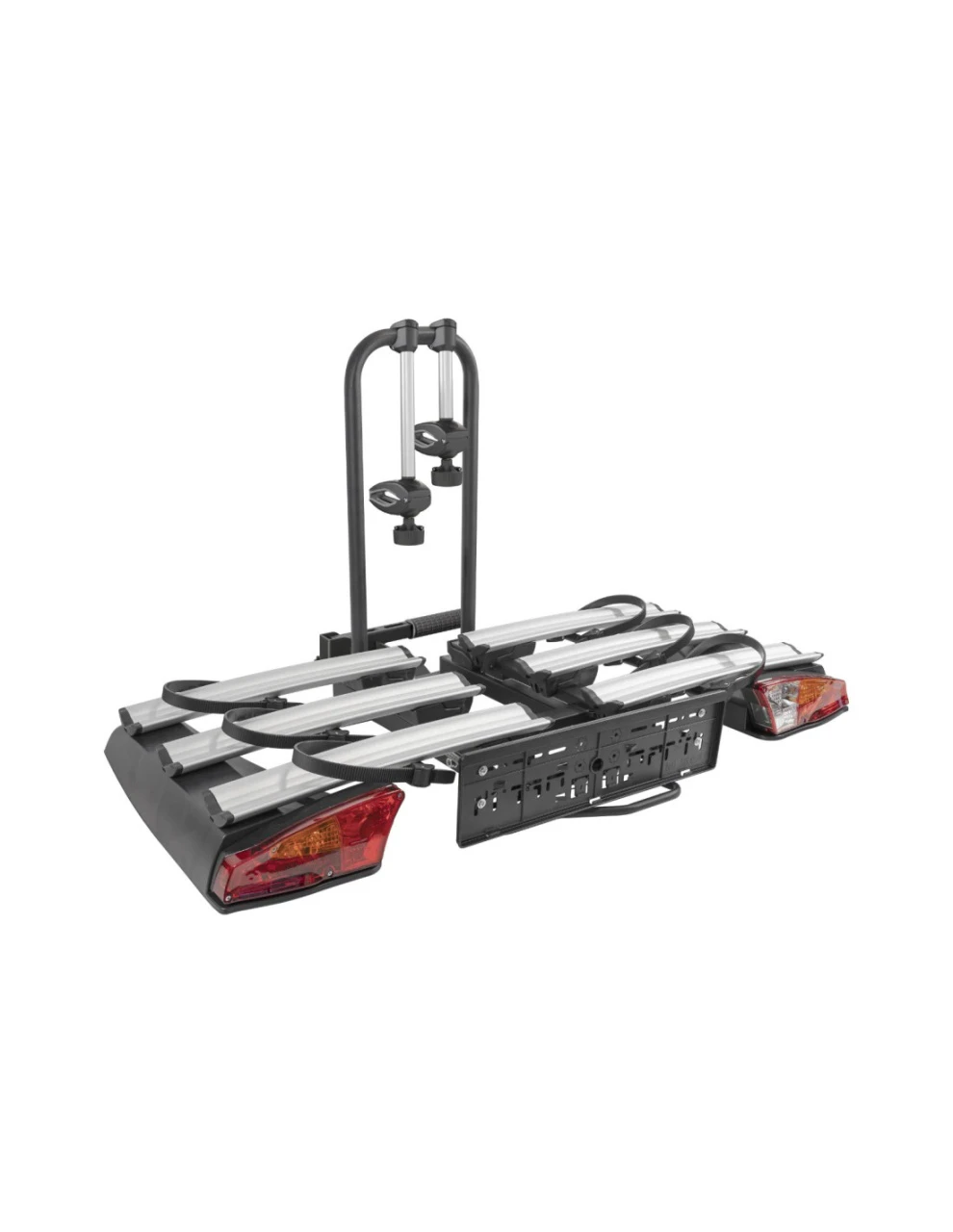1. Suport biciclete Menabo Cosmic 3 Pro pentru 3 biciclete cu prindere pe carligul de remorcare
