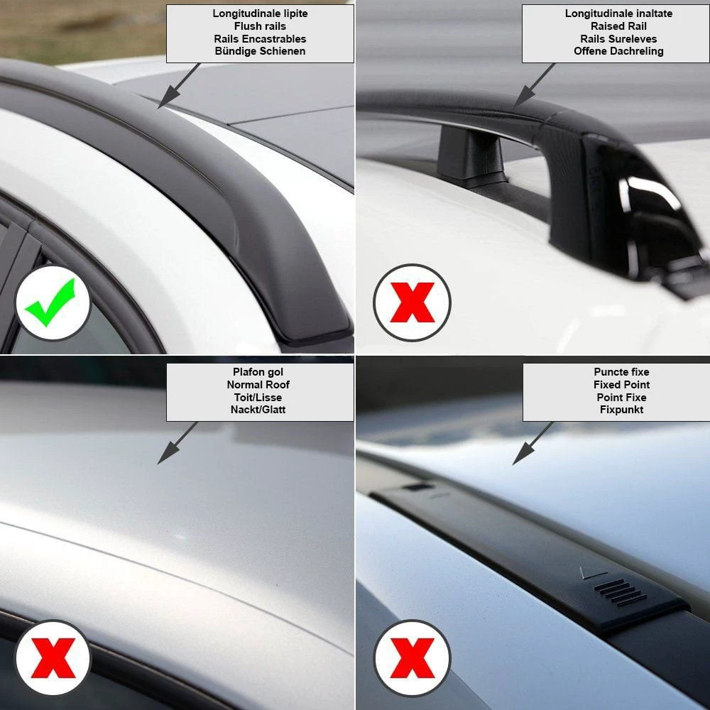 9. Bare transversale Menabo Ariem Silver pentru Volkswagen Touareg II (7P) 2014-2018