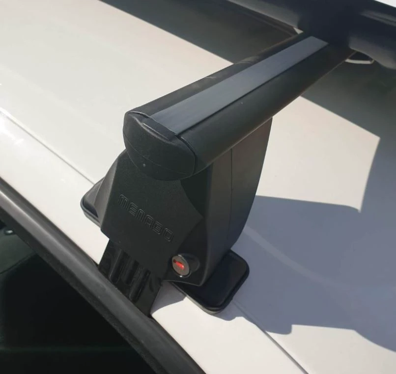 8. Bare transversale Menabo Delta Black pentru Hyundai Santa Fe (DM), 5 usi, model 2012-2018