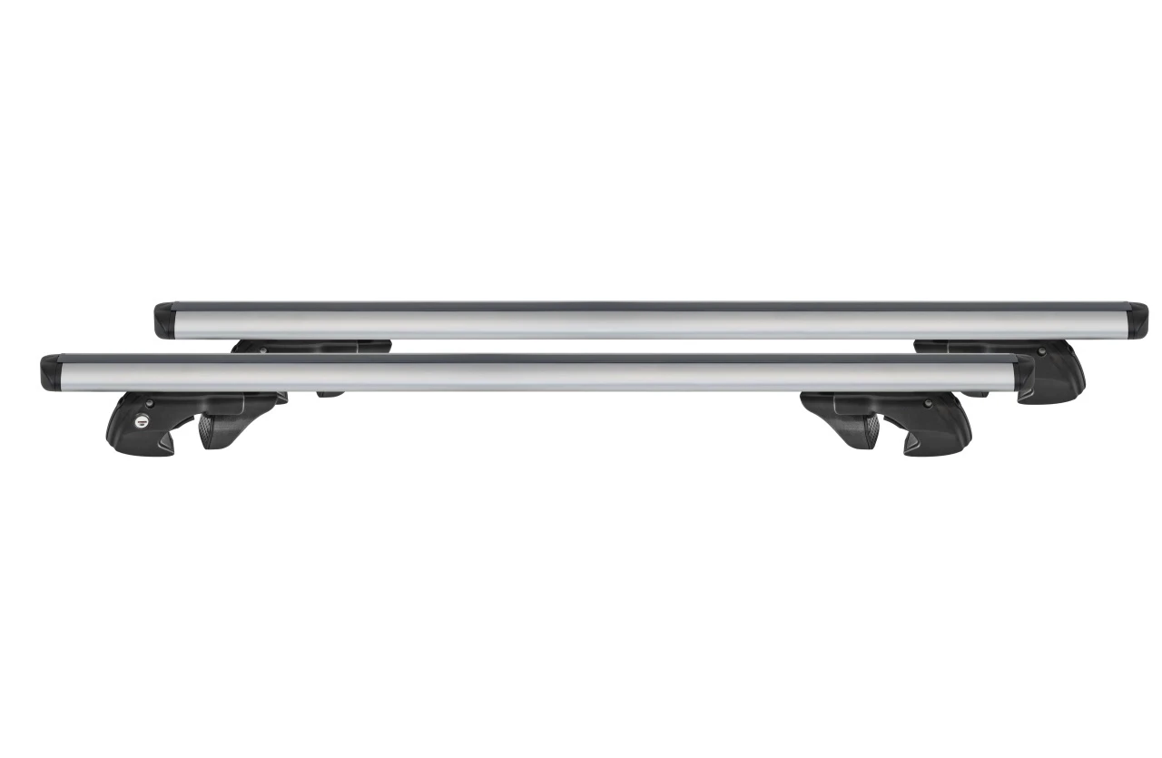 1. Bare transversale Menabo Fender Silver XL pentru bare longitudinale