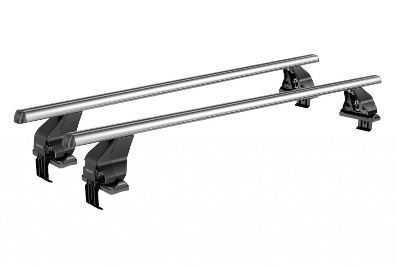 1. Bare transversale Menabo Omega Aluminiu pentru Alfa Romeo Stelvio, 5 usi, model 2017+