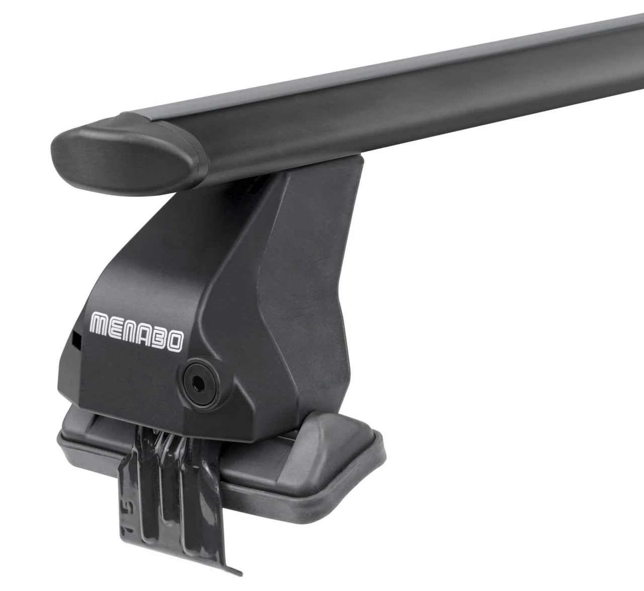 2. Bare transversale Menabo Omega Plus Black pentru Peugeot 106, 5 usi, model 1992-2004