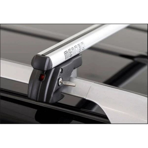 9. Bare transversale Menabo Sherman Silver pentru Skoda Fabia Scout 2009-2014