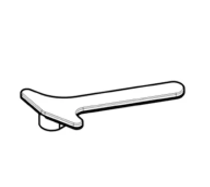 1. Cheie din plastic pentru suportul de biciclete Menabo Logic