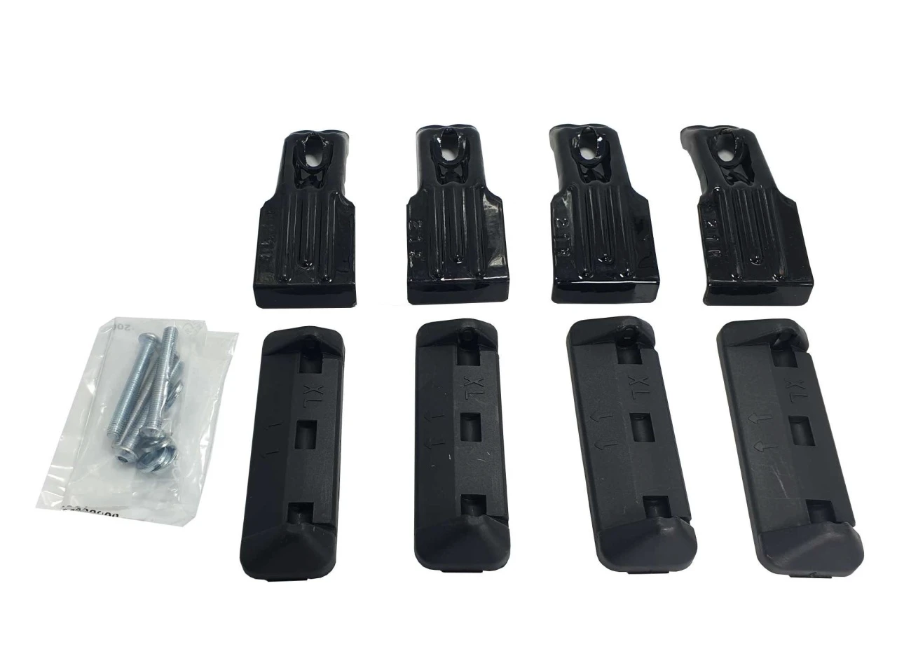 1. Kit de prindere Menabo FIX016G pentru bare transversale Tema / Tema Aluminiu