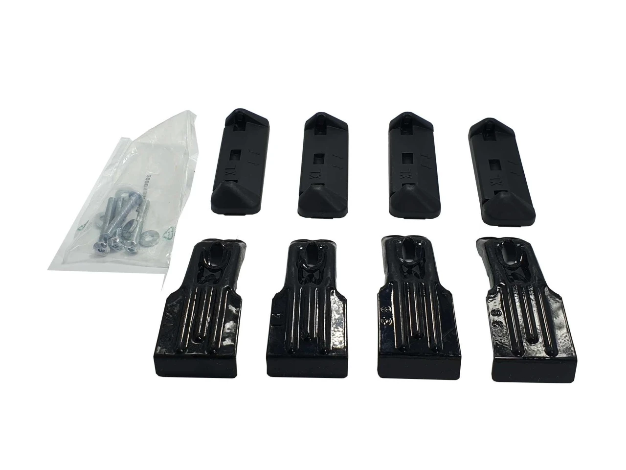 1. Kit de prindere Menabo FIX052G pentru bare transversale Tema / Tema Aluminiu